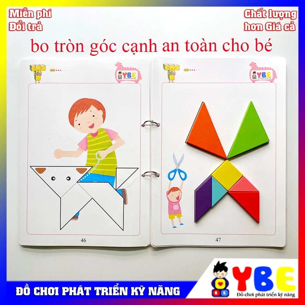 Bộ xếp hình Tangram - Hình ảnh 6