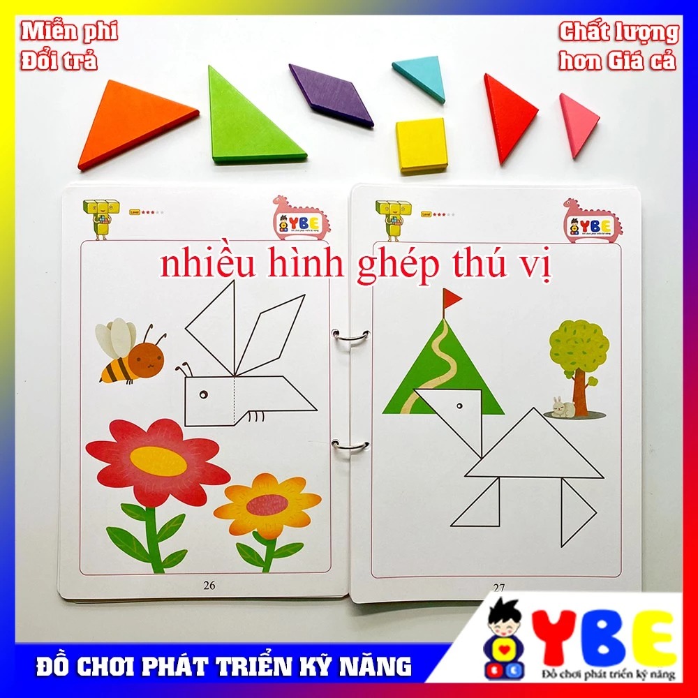 Bộ xếp hình Tangram - Hình ảnh 5