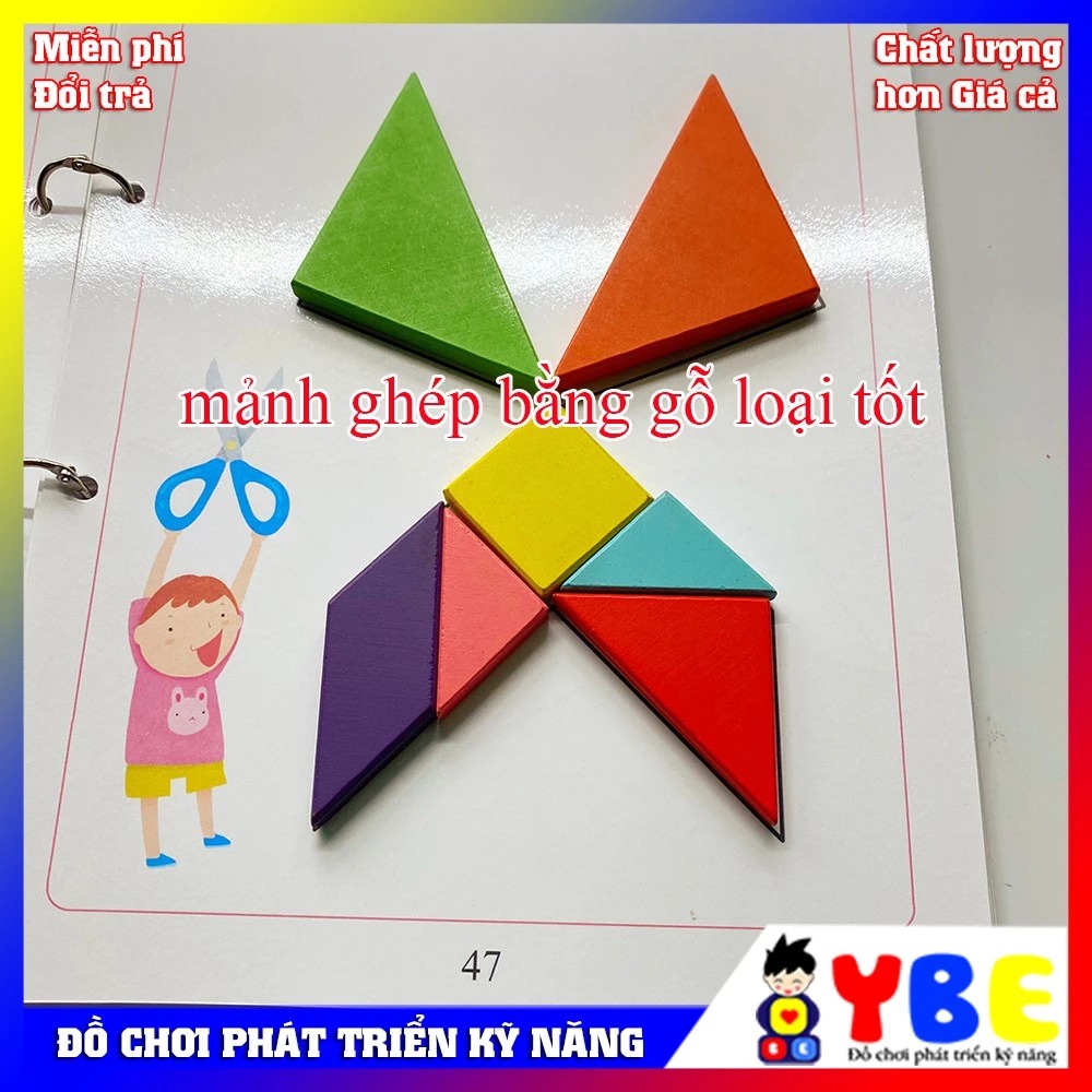 Bộ xếp hình Tangram