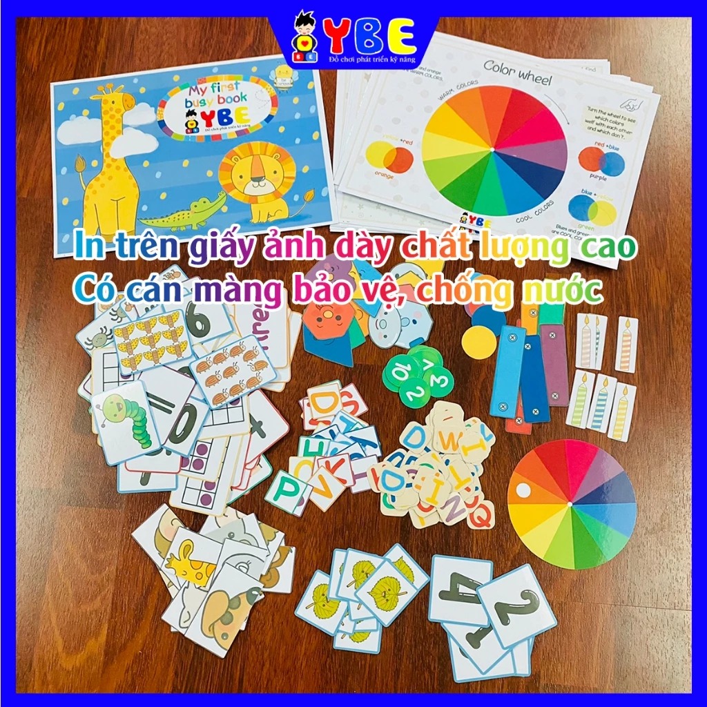 Đồ chơi học liệu bóc dán chủ đề My first busy book - Hình ảnh 5