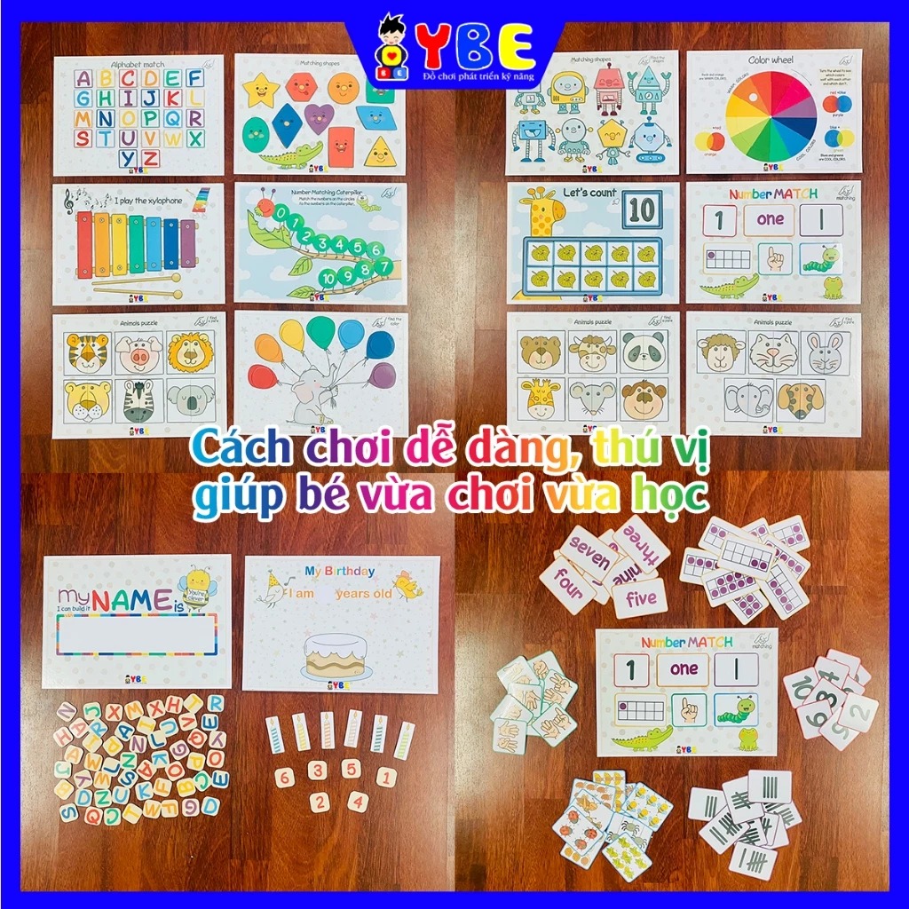 Đồ chơi học liệu bóc dán chủ đề My first busy book - Hình ảnh 3