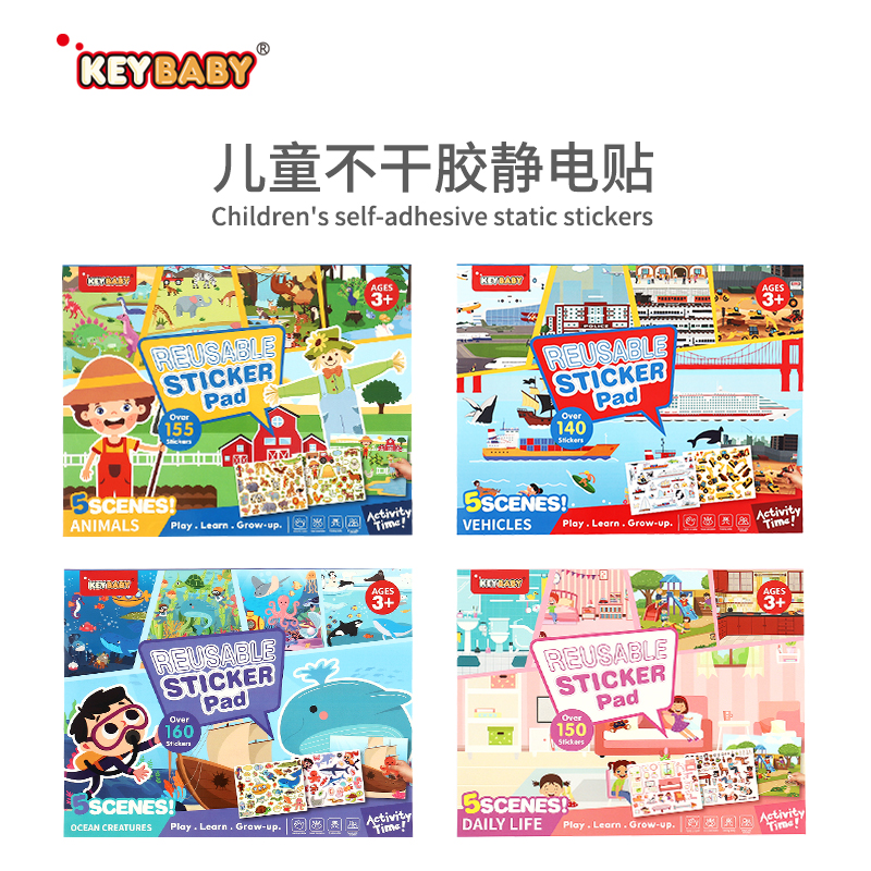 Hình dán tĩnh điện cảnh vật theo chủ đề