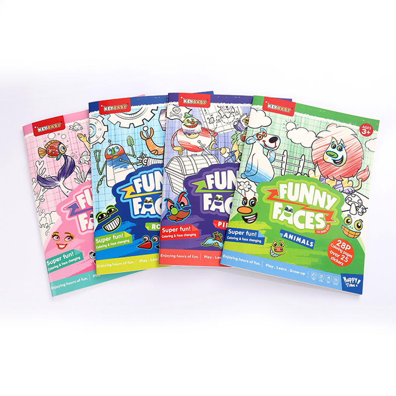 Sách tô màu và hình dán thay đổi khuôn mặt - Hình ảnh 2