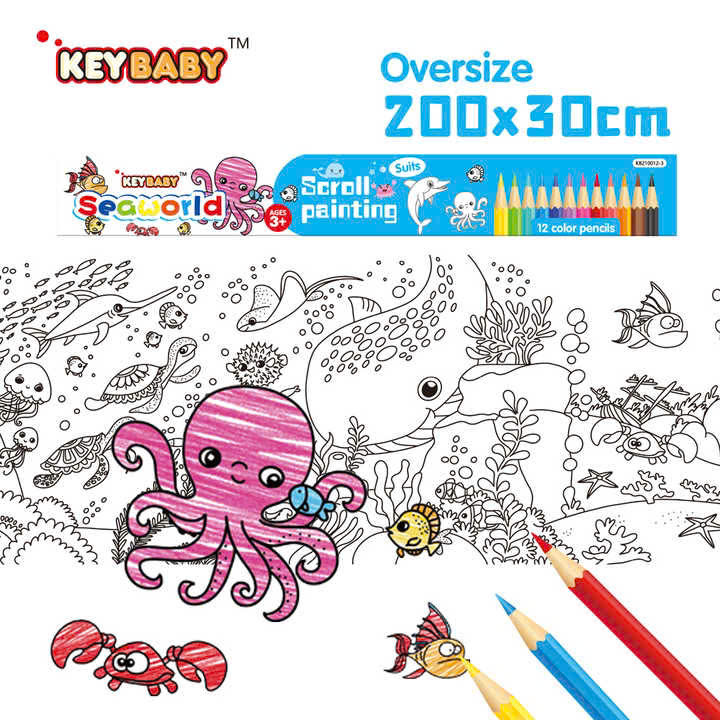 Cuộn Tô Màu Bằng Bút Chì - Hình ảnh 4