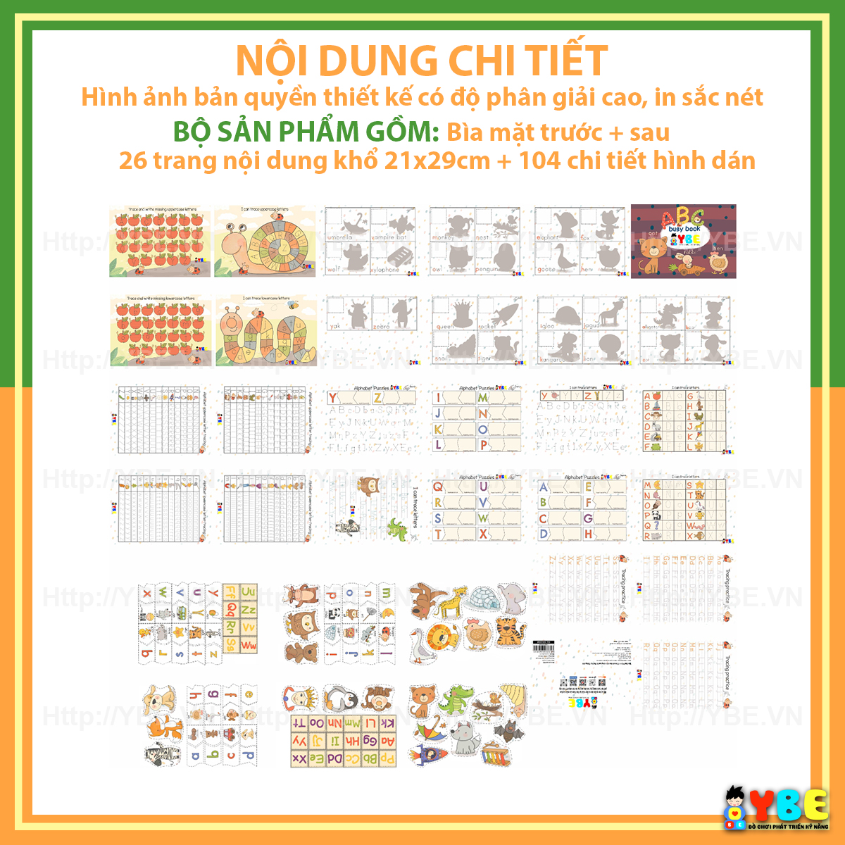 YBE00030 ABC Busy book