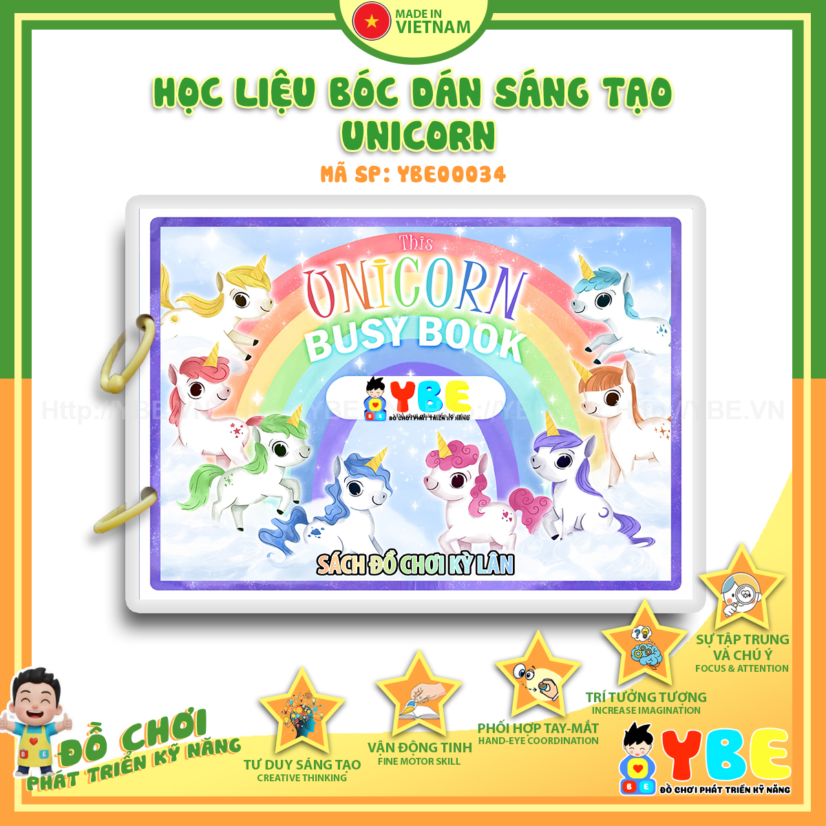 Bóc dán Unicorn