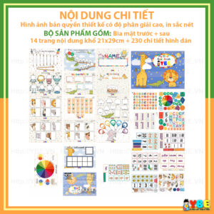 Alternative view of Bộ đồ chơi học liệu bóc dán My First Busy Book